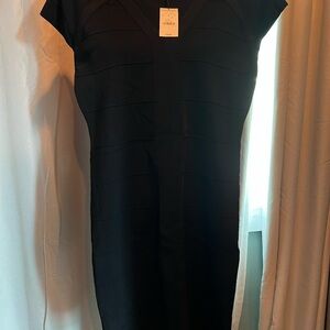 Express Black bandage dress